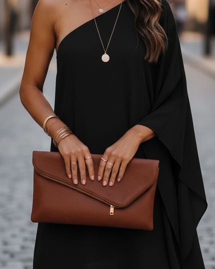 Eclipse Nightfall | One-Shoulder Draped Mini Dress