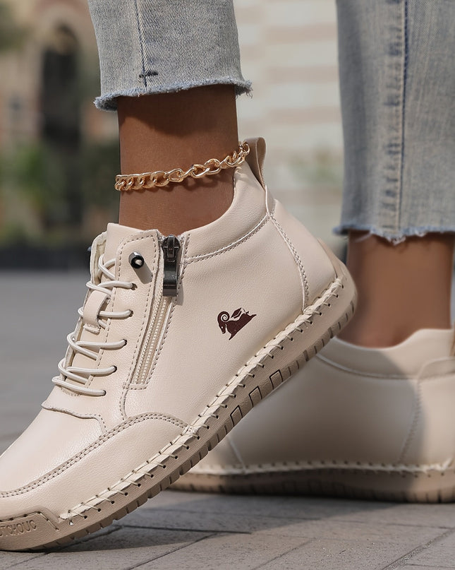 Danielle | Women Spring Zip Up Walking Sneakers