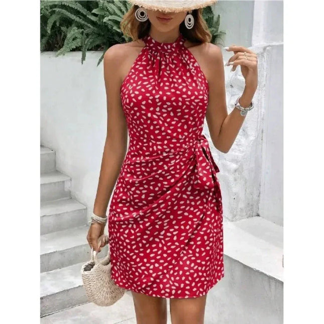 Elara | Short Dress Halter Neck Wrap