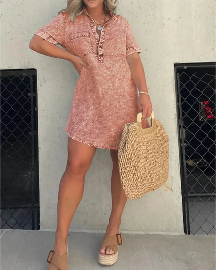 Emberlynette | Denim Shirt Dress