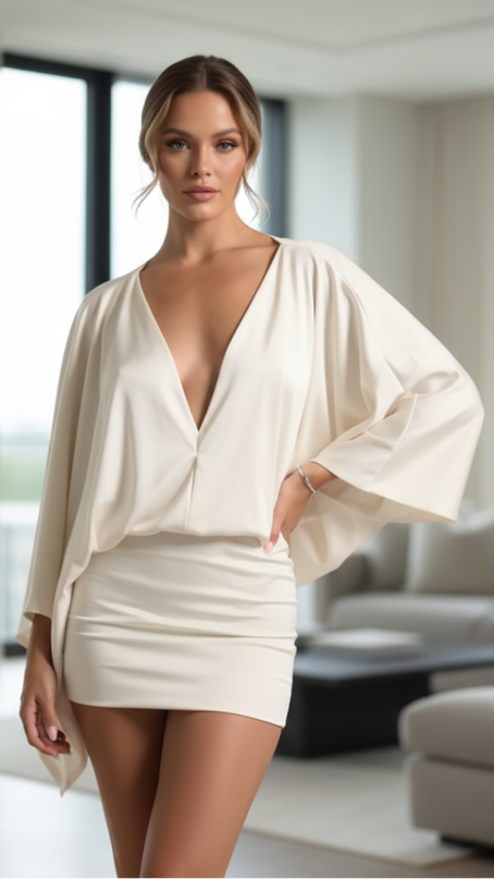 Esme | Draped Mini Dress