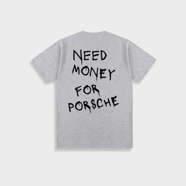 ‘Need Money for Porsche’ Vintage T-Shirt for Men