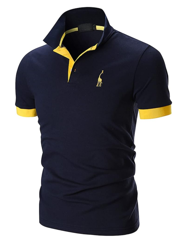 Men’s Classic Short-Sleeved Polo Shirt – Smart Casual Summer Essential