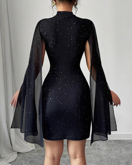 Aurora Belle Celeste | Mini Cape Dress
