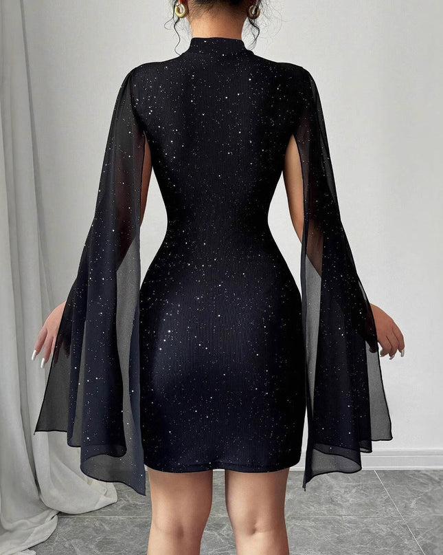 Aurora Belle Celeste | Mini Cape Dress