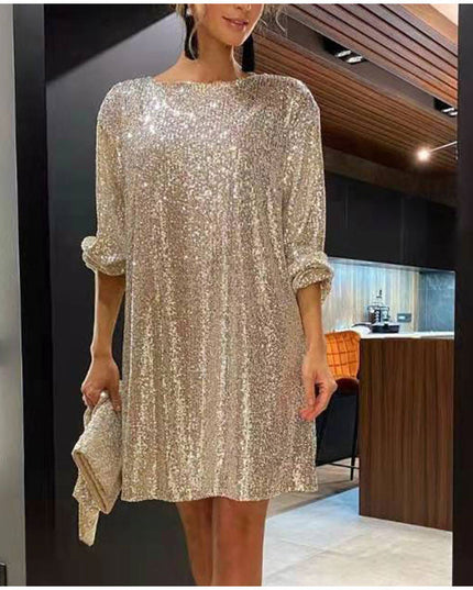 Celeste | Sequin Mini Dress Loose Fit