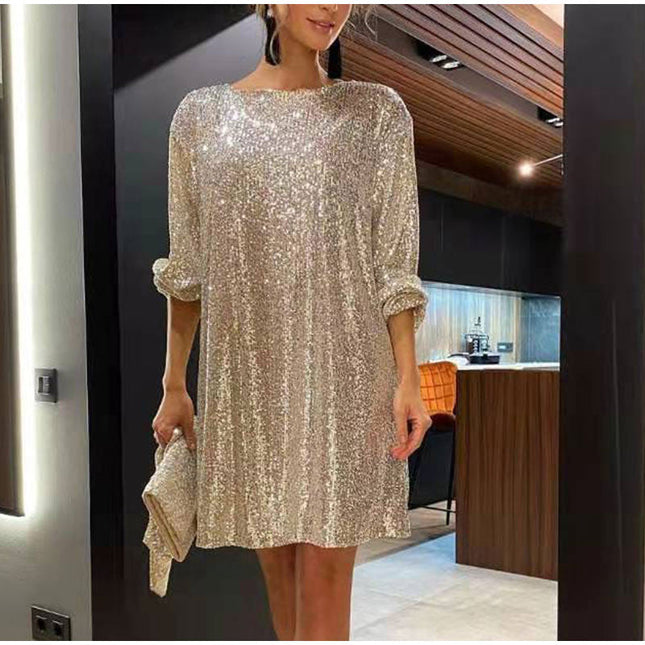 Celeste | Sequin Mini Dress Loose Fit