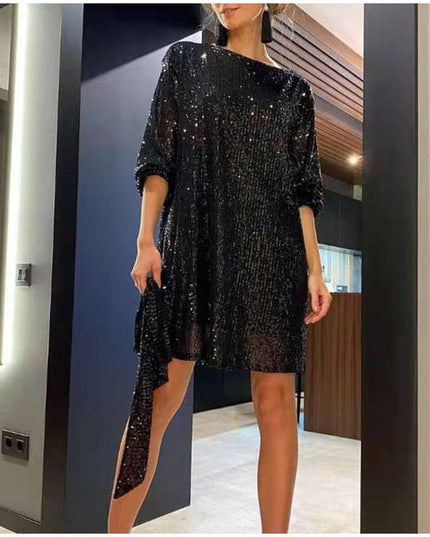 Celeste | Sequin Mini Dress Loose Fit