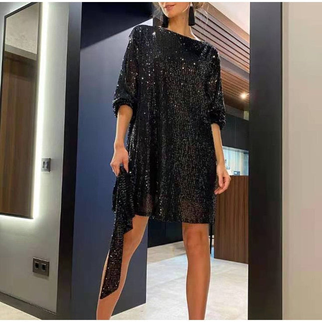 Celeste | Sequin Mini Dress Loose Fit