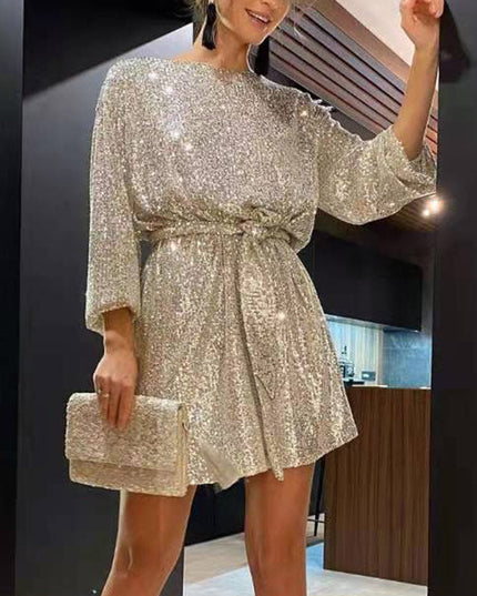 Celeste | Sequin Mini Dress Loose Fit