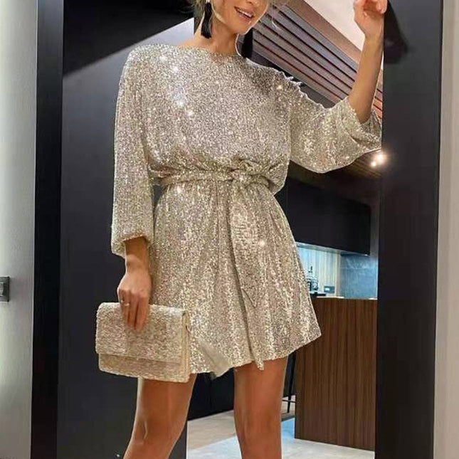 Celeste | Sequin Mini Dress Loose Fit