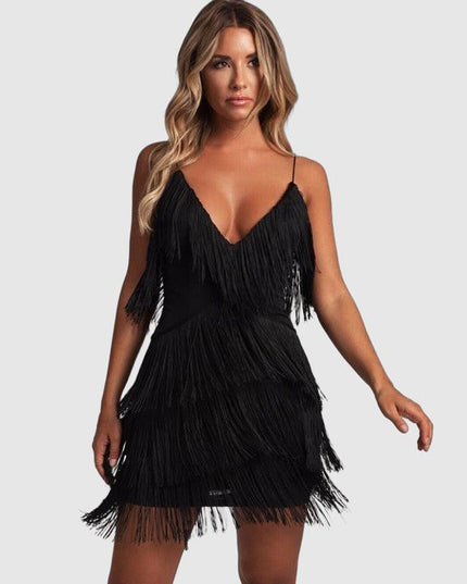 Kai | Mini Dress with Fringed Detailing