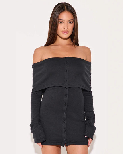 Novara | Off-Shoulder Mini Dress