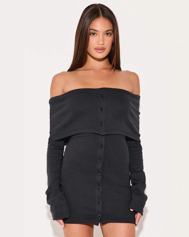 Novara | Off-Shoulder Mini Dress