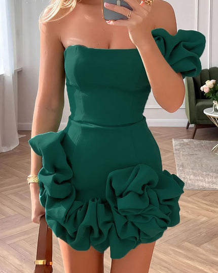 Aurelia | One-Shoulder Mini Dress