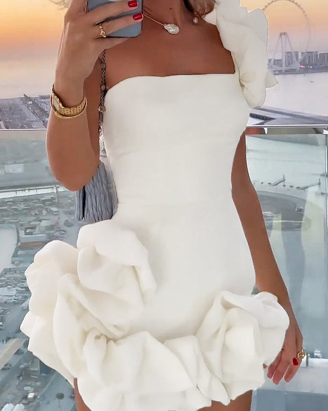 Aurelia | One-Shoulder Mini Dress