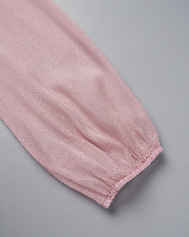 Mira | Knee Length Flowy Dress V-Neck