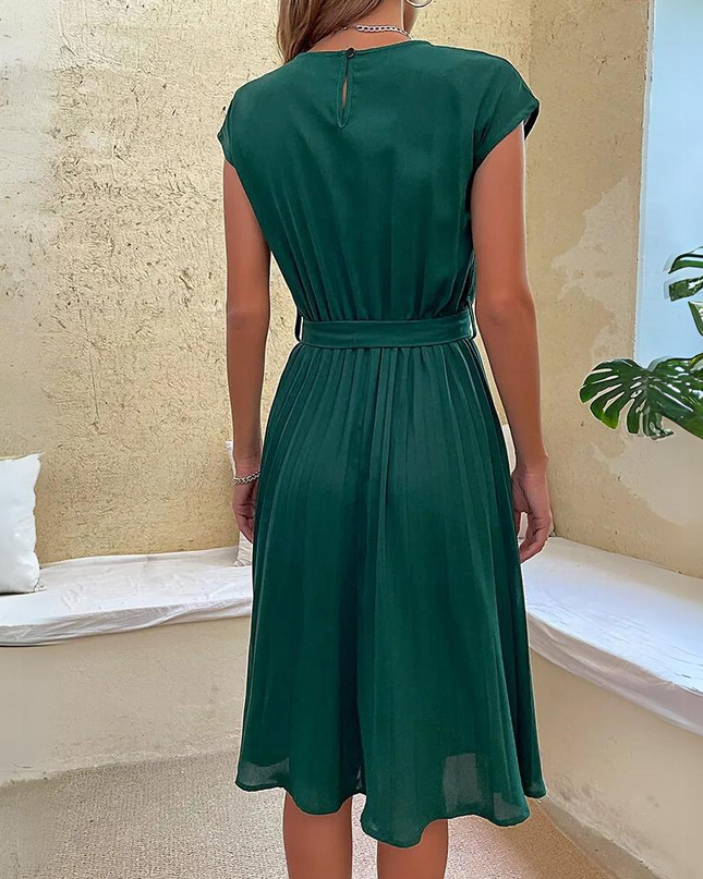 Novae | Midi Dress with Waist Tie