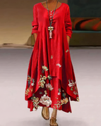 Red Floral / S