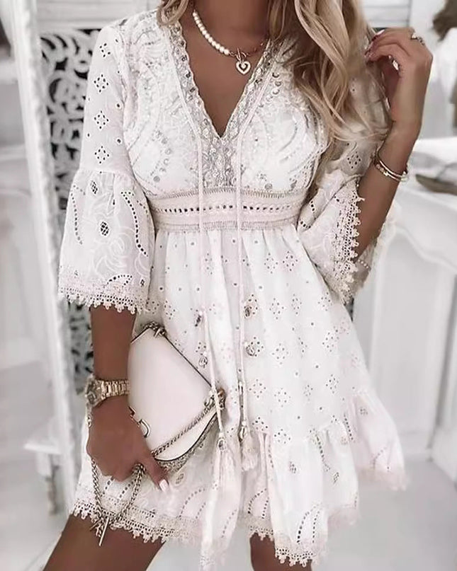 Isadora Moonlight Muse | V-Neck Dress