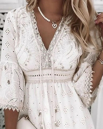 Isadora Moonlight Muse | V-Neck Dress