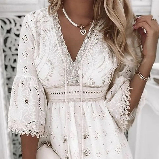 Isadora Moonlight Muse | V-Neck Dress