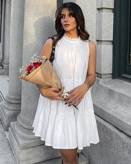 Nova Breeze | Sleeveless A-Line Dress