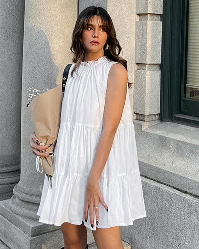 Nova Breeze | Sleeveless A-Line Dress