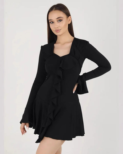 Nova | Slim Fit V-Neck Mini Dress