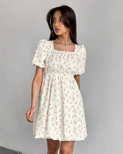 Seraphina | Floral Mini A-Line Dress