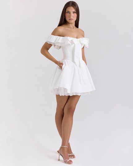 Nova | Off-Shoulder Dress with A-Line Fit