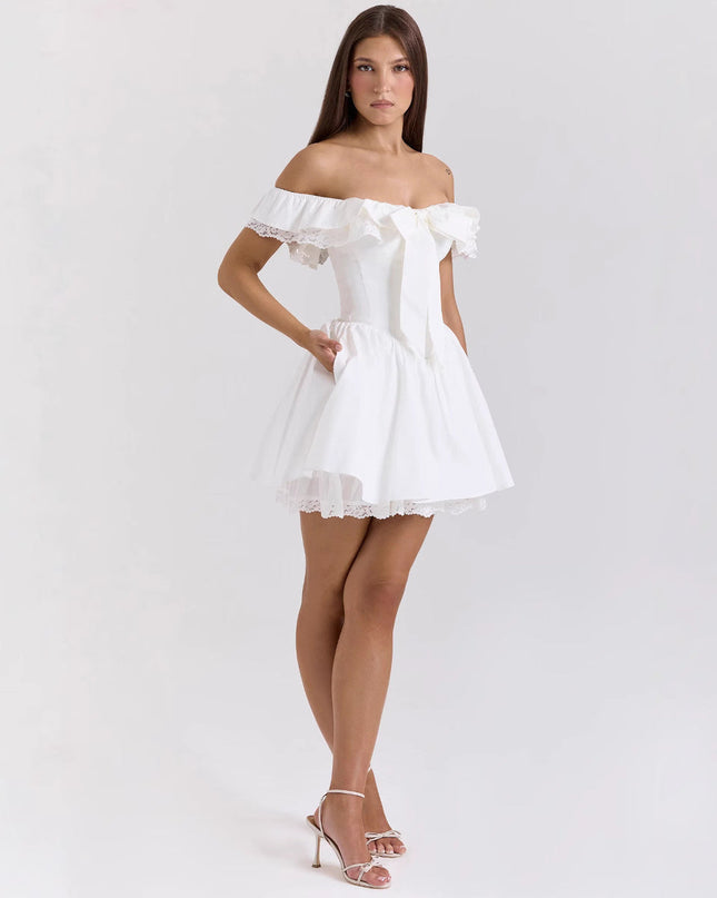 Nova | Off-Shoulder Dress with A-Line Fit