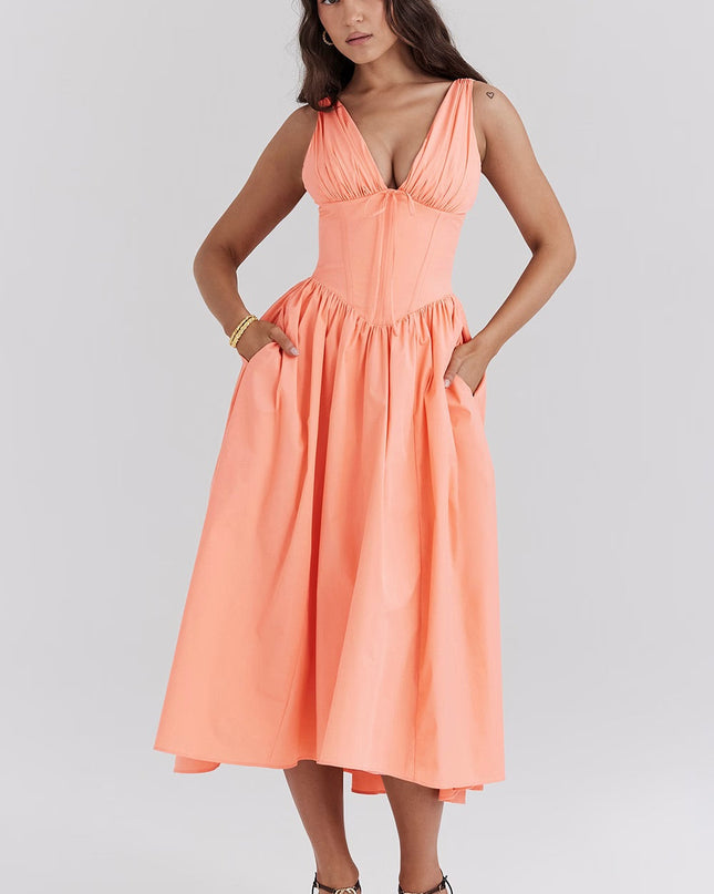 Nova | Evening Dress Sleeveless V-Neck