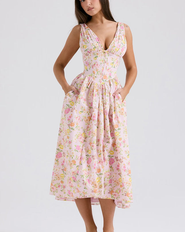 Nova | Evening Dress Sleeveless V-Neck