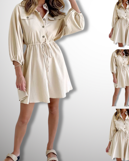 Lyra | Shirtdress Button-Down Collared