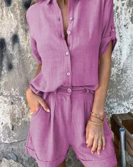 Auriana | Luxe Breeze Linen Set