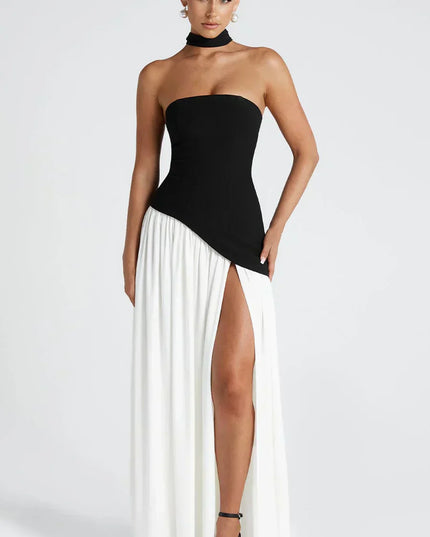 Fiona | Women Wedding Guest Asymmetric Maxi Dress