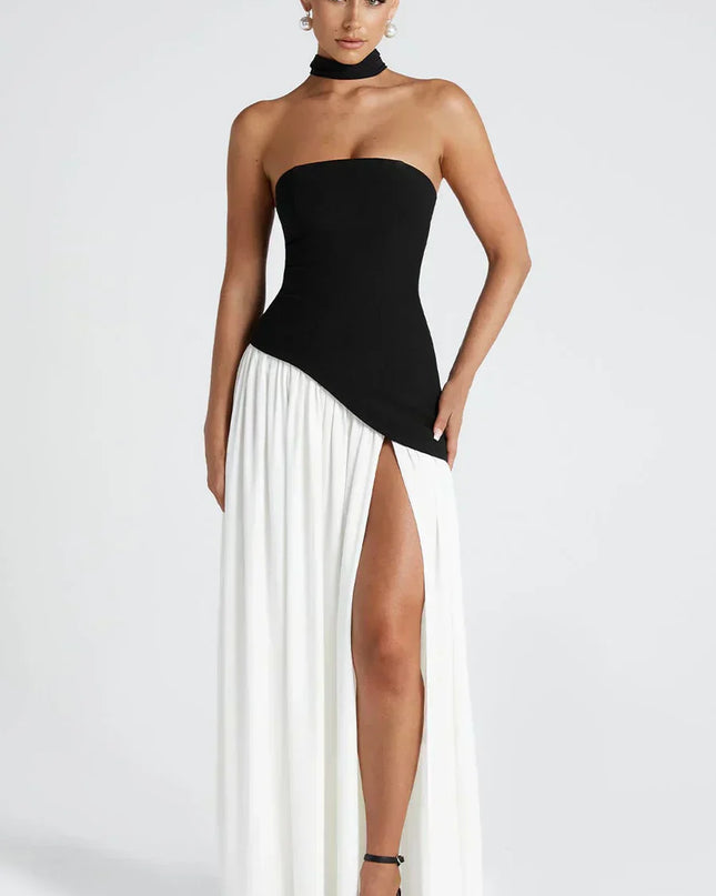 Fiona | Women Wedding Guest Asymmetric Maxi Dress