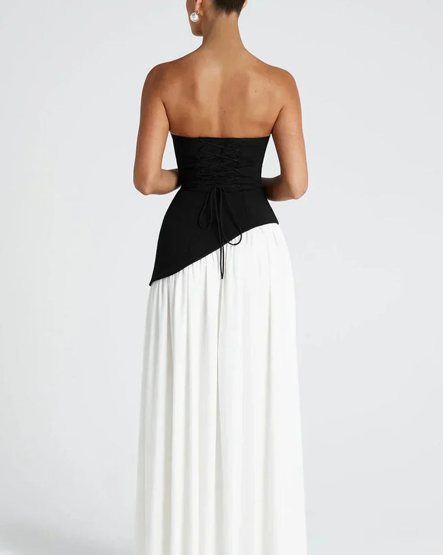 Fiona | Women Wedding Guest Asymmetric Maxi Dress