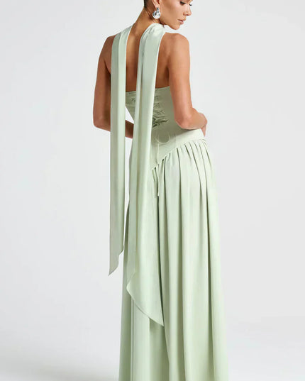Fiona | Women Wedding Guest Asymmetric Maxi Dress