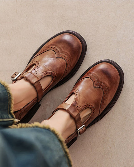 Nina | Elegant Vegan Leather Mary Jane Sandal