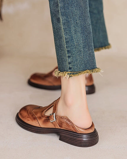 Nina | Elegant Vegan Leather Mary Jane Sandal