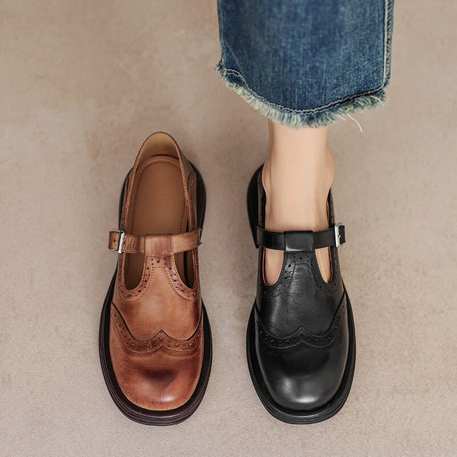 Nina | Elegant Vegan Leather Mary Jane Sandal