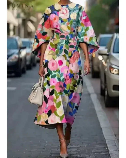 Michelle | Elegant Floral Dress