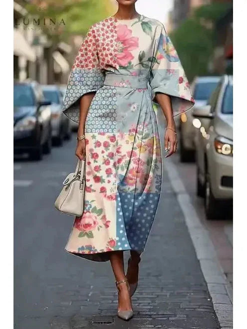 Michelle | Elegant Floral Dress