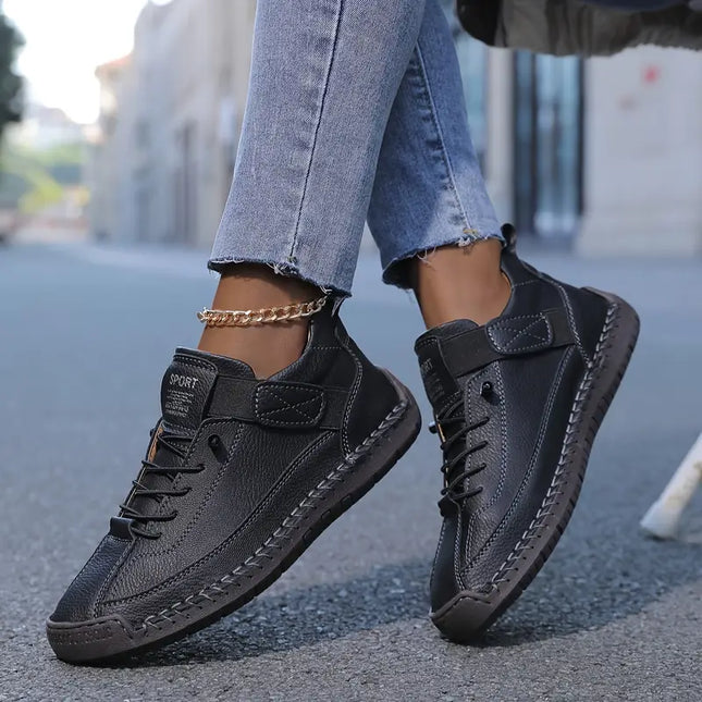 Mila | Women's Casual Low-Top Sneakers with Lace-Up Design and Flexible Sole