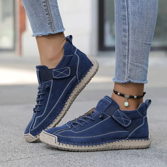 Mila | Women's Casual Low-Top Sneakers with Lace-Up Design and Flexible Sole
