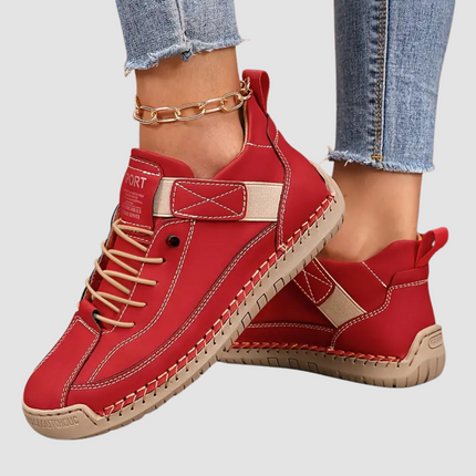 Mila | Women's Casual Low-Top Sneakers with Lace-Up Design and Flexible Sole