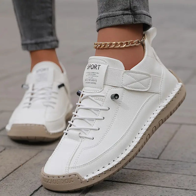 Mila | Women's Casual Low-Top Sneakers with Lace-Up Design and Flexible Sole
