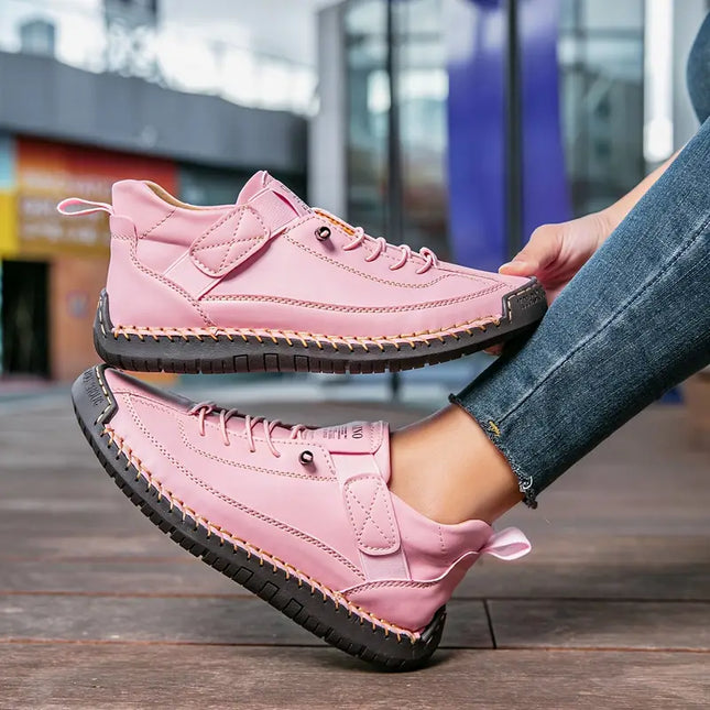 Mila | Women's Casual Low-Top Sneakers with Lace-Up Design and Flexible Sole